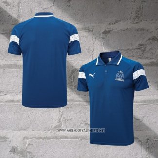 Olympique Marseille Shirt Polo 2023-2024 Blue