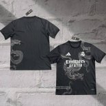 Real Madrid Dragon Shirt 2024 Black Thailand