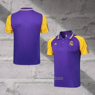 Real Madrid Shirt Polo 2023-2024 Purpura