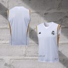 Real Madrid Training Shirt Without Sleeves 2023-2024 White