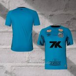 Santos Goalkeeper Shirt 2025 Blue Thailand