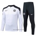 Sweatshirt Tracksuit Chelsea Kid 2025-2026 White