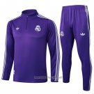 Sweatshirt Tracksuit Real Madrid 2025-2026 Purpura
