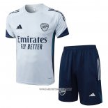 Tracksuit Arsenal Short Sleeve 2025-2026 Grey - Shorts