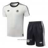 Tracksuit Germany Short Sleeve 2026-2027 Cream - Shorts