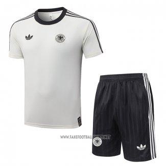 Tracksuit Germany Short Sleeve 2026-2027 Cream - Shorts