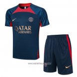 Tracksuit Paris Saint-Germain Short Sleeve 2023-2024 Blue - Shorts