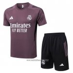 Tracksuit Real Madrid Short Sleeve 2025-2026 Purpura - Shorts