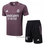 Tracksuit Real Madrid Short Sleeve 2025-2026 Purpura - Shorts
