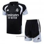 Tracksuit Real Madrid Short Sleeve 2025-2026 Black - Shorts