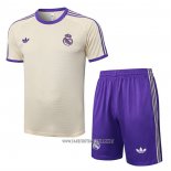 Tracksuit Real Madrid Short Sleeve 2025-2026 Yellow - Shorts