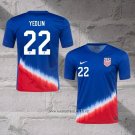 United States Player Yedlin Away Shirt 2024