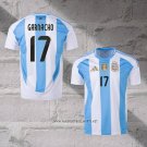Argentina Player Garnacho Home Shirt 2024