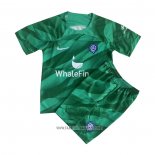 Atletico Madrid Goalkeeper Shirt Kid 2023-2024 Green