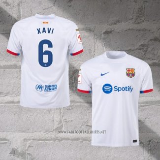 Barcelona Player Xavi Away Shirt 2023-2024