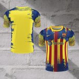 Barcelona Training Shirt 2023-2024 Yellow and Blue