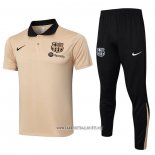 Conjunto Polo Barcelona 2024-2025 Yellow