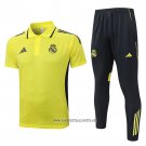 Conjunto Polo Real Madrid 2025-2026 Yellow