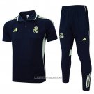 Conjunto Polo Real Madrid 2025-2026 Blue Oscuro