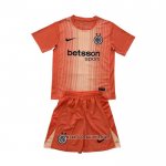 Inter Milan Goalkeeper Shirt Kid 2025-2026 Orange