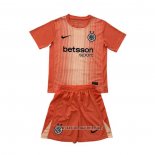 Inter Milan Goalkeeper Shirt Kid 2025-2026 Orange