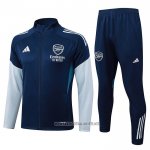 Jacket Tracksuit Arsenal Kid 2025-2026 Blue Oscuro