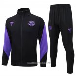 Jacket Tracksuit Barcelona Kid 2025-2026 Black Purpura