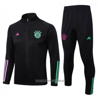 Jacket Tracksuit Bayern Munich Kid 2023-2024 Black