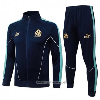 Jacket Tracksuit Olympique Marseille Kid 2025-2026 Blue