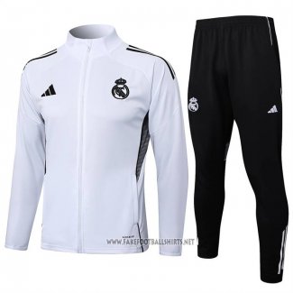 Jacket Tracksuit Real Madrid Kid 2025-2026 White
