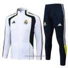 Jacket Tracksuit Real Madrid Kid 2025-2026 White Black