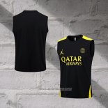 Paris Saint-Germain Jordan Training Shirt Without Sleeves 2023-2024 Black