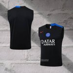 Paris Saint-Germain Training Shirt Without Sleeves 2025-2026 Black