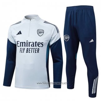 Sweatshirt Tracksuit Arsenal Kid 2025-2026 Grey