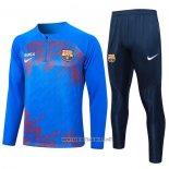 Sweatshirt Tracksuit Barcelona 2024-2025 Blue