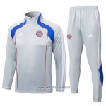 Sweatshirt Tracksuit Bayern Munich Kid 2025-2026 Grey
