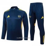 Sweatshirt Tracksuit Boca Juniors Kid 2025-2026 Blue