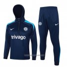 Sweatshirt Tracksuit Chelsea 2024-2025 Blue