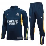 Sweatshirt Tracksuit Real Madrid Kid 2023-2024 Blue