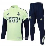 Sweatshirt Tracksuit Real Madrid Kid 2025-2026 Green