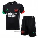 Tracksuit Arsenal Short Sleeve 2025-2026 Black - Shorts