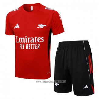 Tracksuit Arsenal Short Sleeve 2025-2026 Red - Shorts