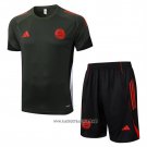 Tracksuit Bayern Munich Short Sleeve 2025-2026 Green - Shorts