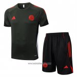 Tracksuit Bayern Munich Short Sleeve 2025-2026 Green - Shorts