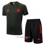Tracksuit Bayern Munich Short Sleeve 2025-2026 Green - Shorts