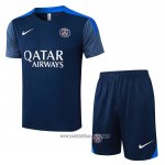 Tracksuit Paris Saint-Germain Short Sleeve 2025-2026 Blue - Shorts