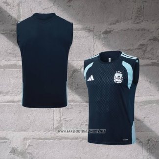 Argentina Training Shirt Without Sleeves 2025-2026 Blue