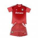 Aston Villa Goalkeeper Shirt Kid 2025-2026 Red