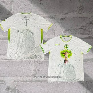 Brazil Jesus Shirt 2025 White Thailand