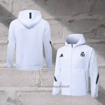 Chaqueta con Capucha del Real Madrid 2025-2026 White